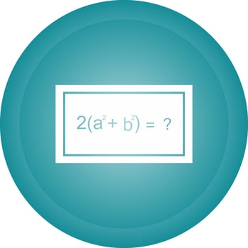 Solving Formula Vector Icon