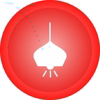 Overhead Light Vector Icon