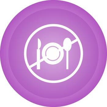 No Food Vector Icon