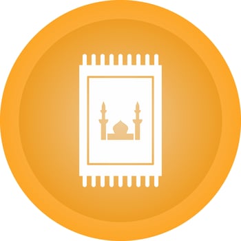 Prayer Rug Vector Icon