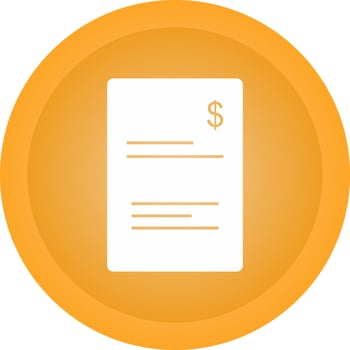 BIlling Vector Icon
