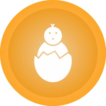 Hatched Egg Vector Icon