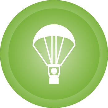 Paragliding Vector Icon