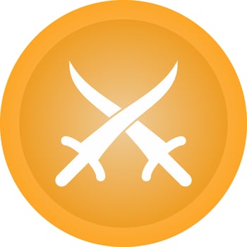 Sword Fighting Vector Icon