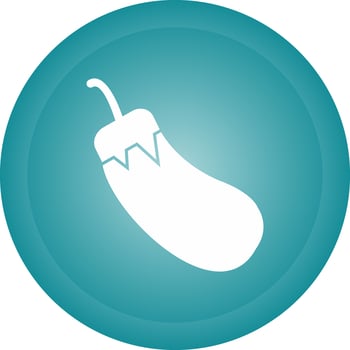 Eggplant Vector Icon