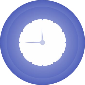 Wall Clock Vector Icon