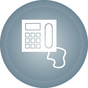 Telephone  Unique Vector Icon