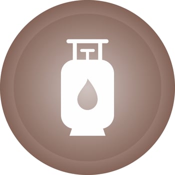 Gas Cylinder Vector Icon