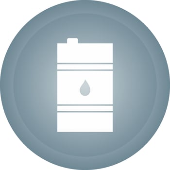 Oil Barrel Vector Icon