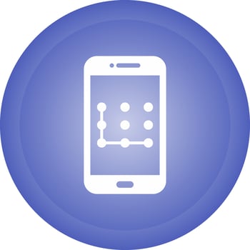 Pattern Lock Vector Icon