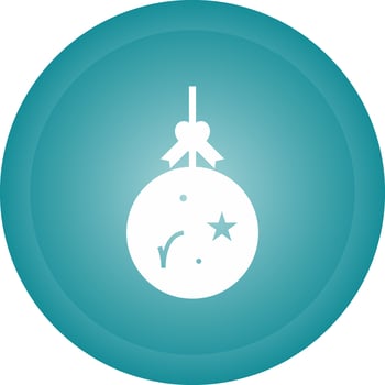 Christmas Ball Vector Icon
