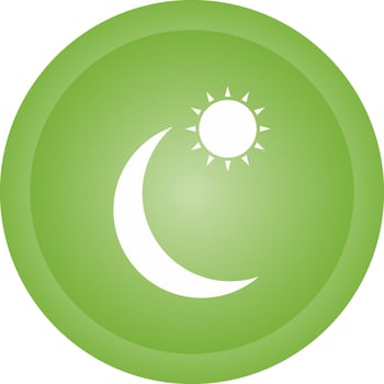 Sun and Planets Vector Icon