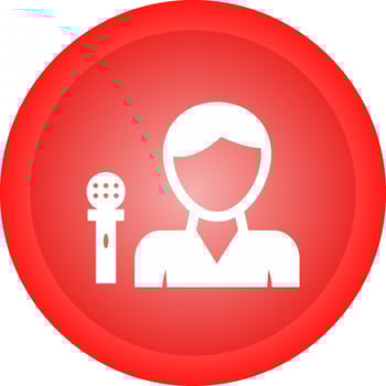Male Anchor Vector Icon