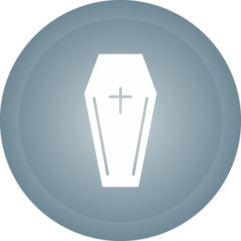 Coffin Vector Icon