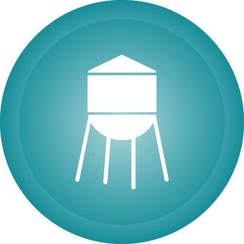 Water Tower Vector Icon