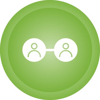 Social Circle Vector Icon