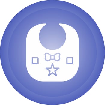 Baby Bib Vector Icon