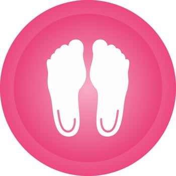 Feet Vector Icon