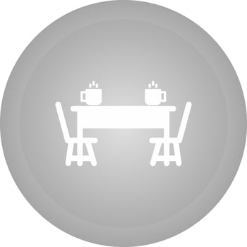 Dining Table Vector Icon