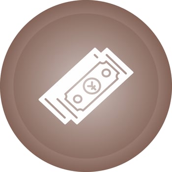 Yen Currency Vector Icon
