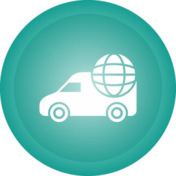Global Delivery Vector Icon