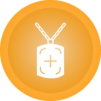 Militrary Chain Vector Icon