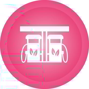 Eco friendly Petrol Pump Vector Icon
