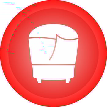 Stylish Chair Vector Icon