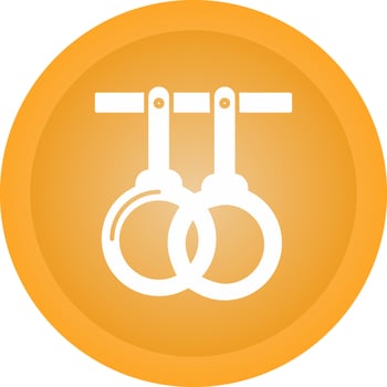 Gym Rings Vector Icon