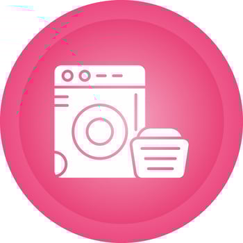 Washing Machine Vector Icon