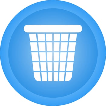 Trash Bin Vector Icon