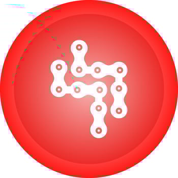 Cycle Chain Vector Icon