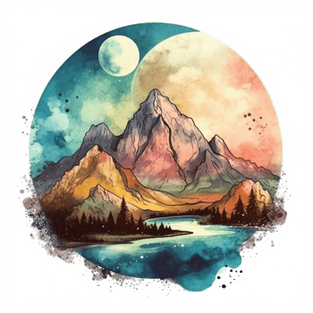 watercolor painting about Earth Day png