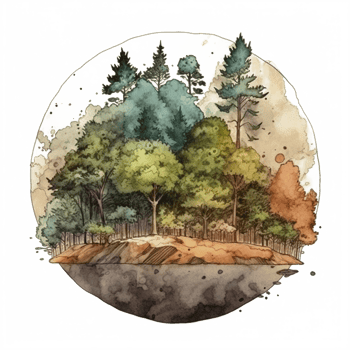 watercolor painting about Earth Day png