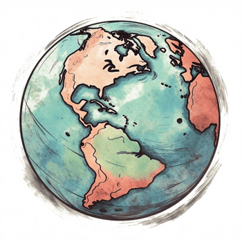 watercolor painting about Earth Day png