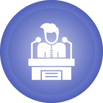 Speech Vector Icon