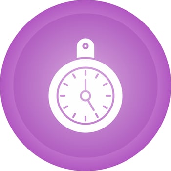 Wall Clock Vector Icon