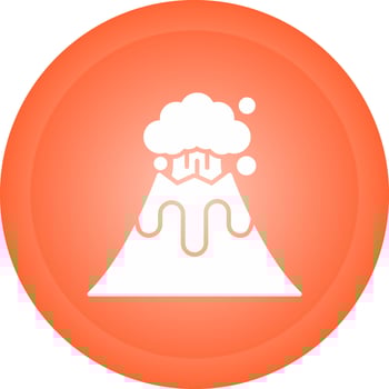 Volcano Vector Icon
