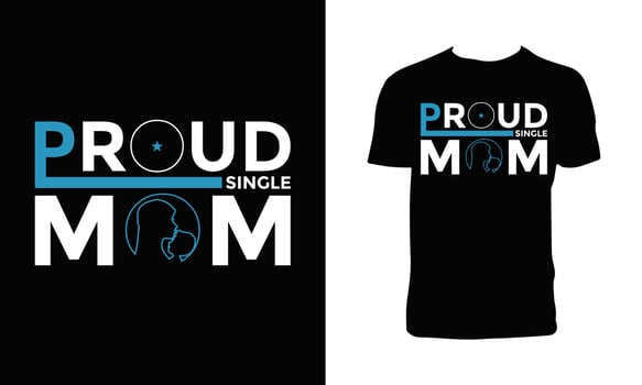 Mother Calligraphy T Shirt Design. vector