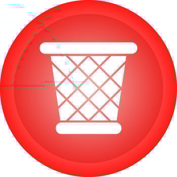 Paper Bin Vector Icon
