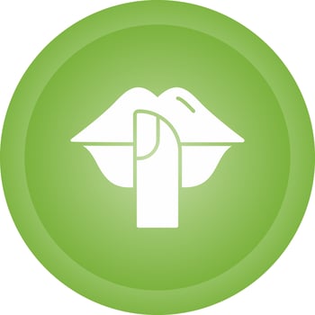 Silence Vector Icon