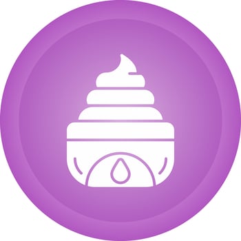 Cream Vector Icon