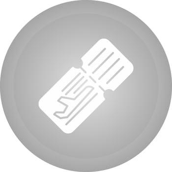 Plane Ticket Vector Icon