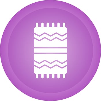 Beach Towel Vector Icon