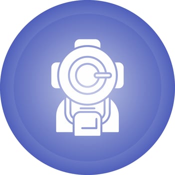 Diving Helmet Vector Icon