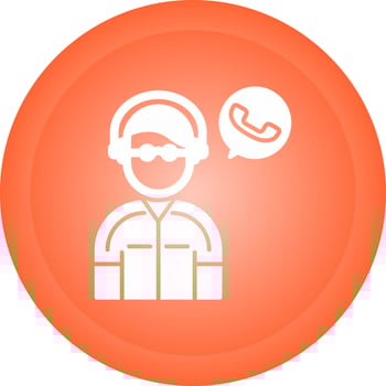 Contact Us Vector Icon