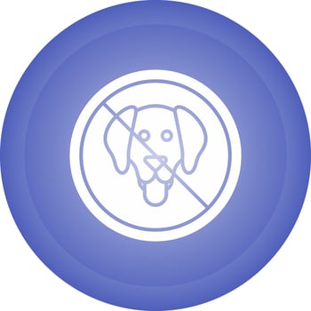 No Pets Allowed Vector Icon