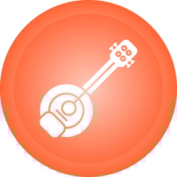 Mandolin Vector Icon
