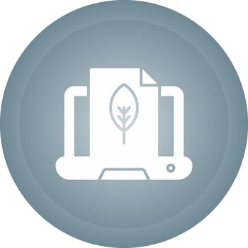 Organic Content Vector Icon