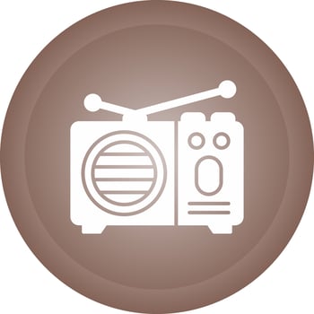 Radio Vector Icon